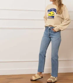 Sandales Shearling Beige/Marron