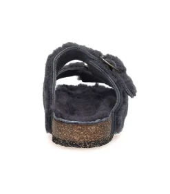 Sandales Shearling Gris/Gris