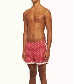 Short De Bain Homme Setter Vermillion Sea Mist Bandana