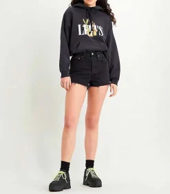 Short En Jean Ribcage Black Lake