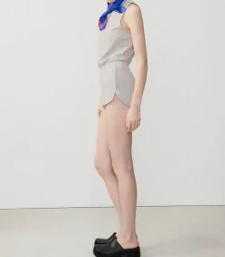 Short Ruzy Gris Clair Chine