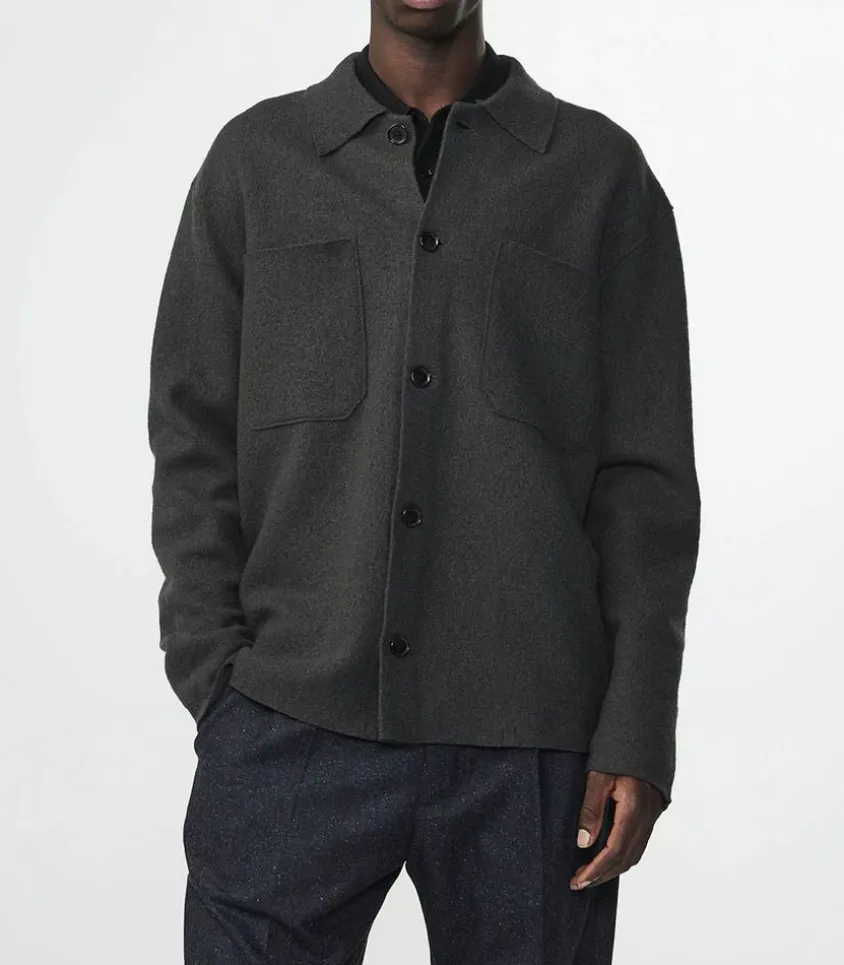 Surchemise Homme En Laine Jonas Dark Army