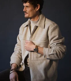 Surchemise Homme Zippee Isak Zip Ciment