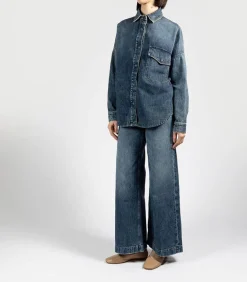 Surchemise Rosa Bleu Foncee