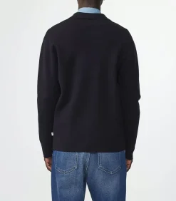 Sweat-Shirt Homme Zippe Harald Navy Blue