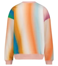 Sweat-Shirt Ombre Stripe Mushroom