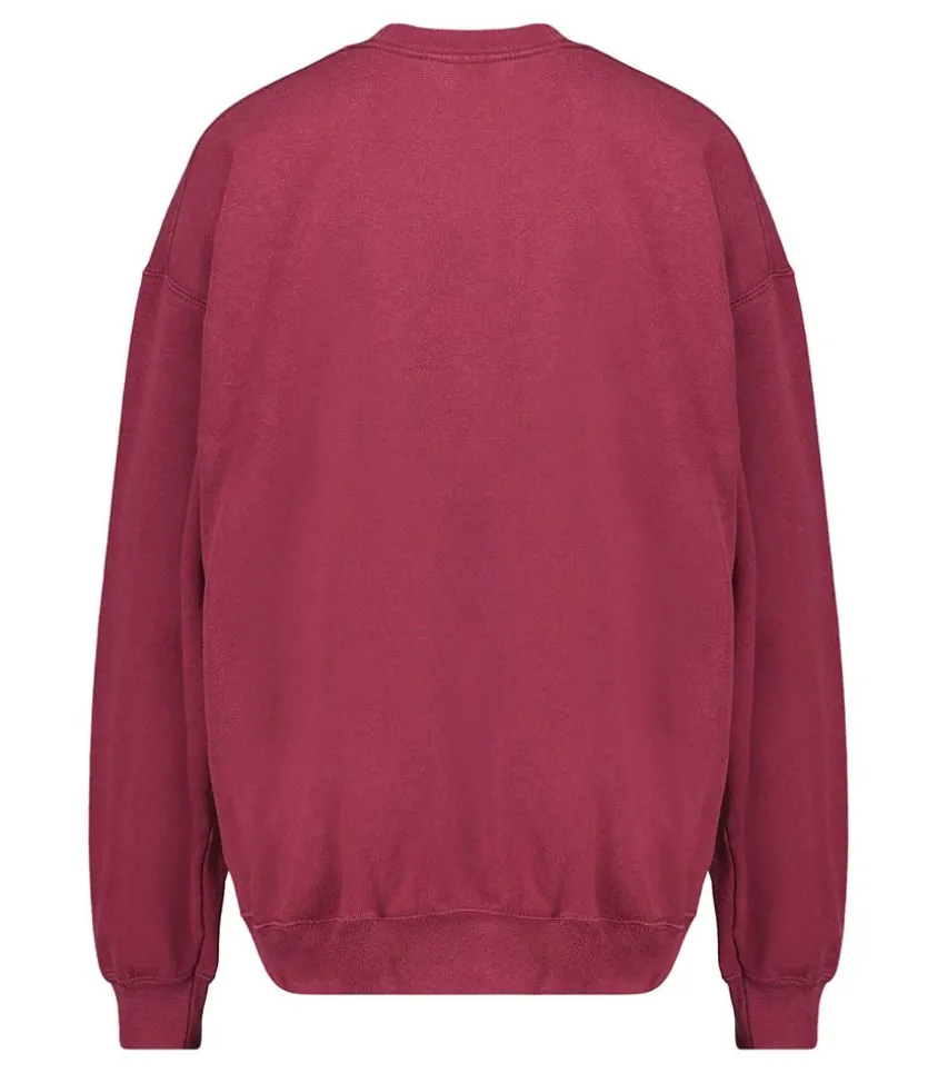 Sweat-Shirt Vintage Brode Jane De Boy Bordeaux