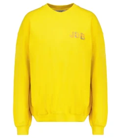 Sweat-Shirt Vintage Smile Joy X Jane De Boy Jaune