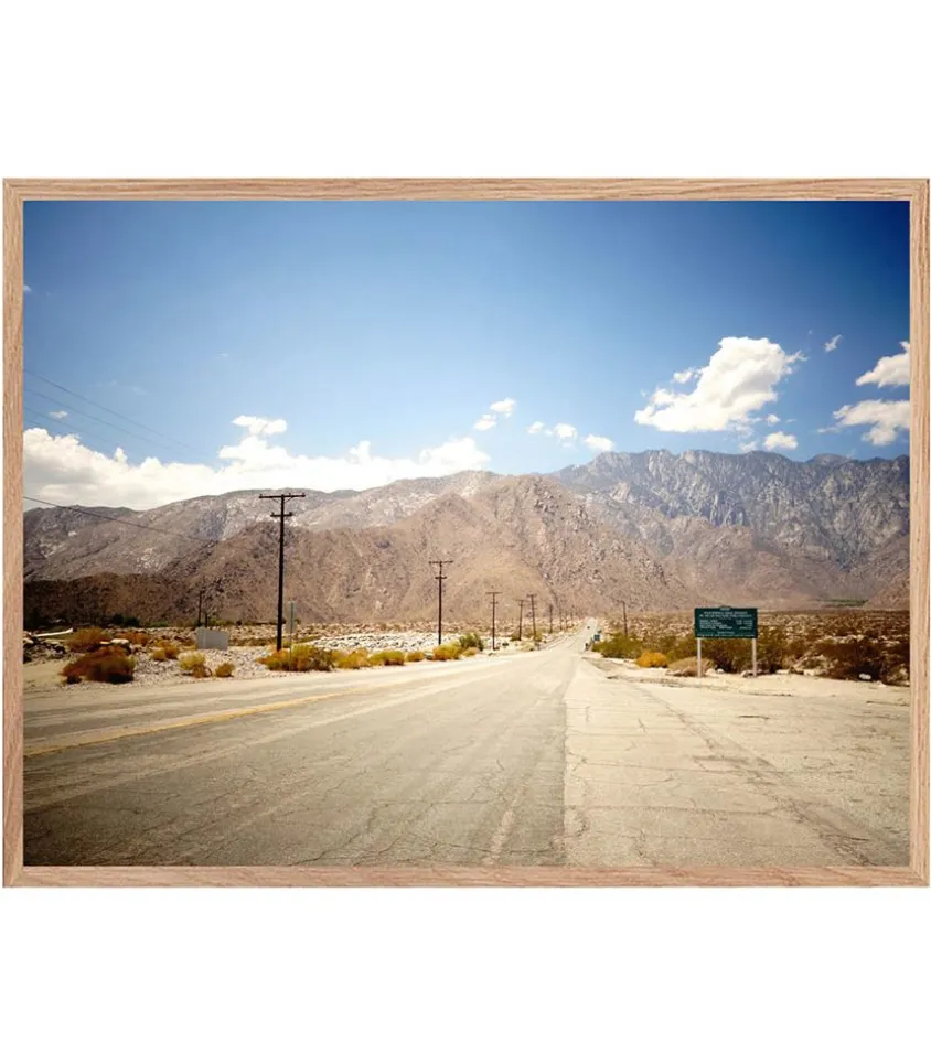 Tableau Avec Cadre "Burning Sun" 30X40Cm