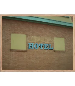 Tableau Avec Cadre "Welcome" 30X40Cm