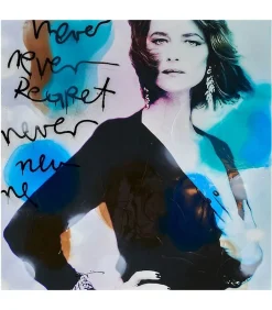 Tableau "Never Regret" 130X130Cm