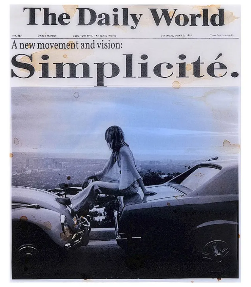 Tableau "Simplicite" 60 X 50 Cm