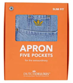 Tablier 5 Poches Coton Denim Bleu