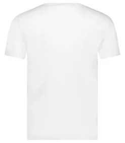 Tee-Shirt A Manches Courtes Et Col Rond Homme Bysapick Blanc
