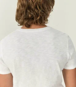 Tee-Shirt A Manches Courtes Et Col Rond Homme Bysapick Blanc