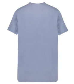 Tee-Shirt A Manches Courtes Homme Devon Bleu Gris Vintage