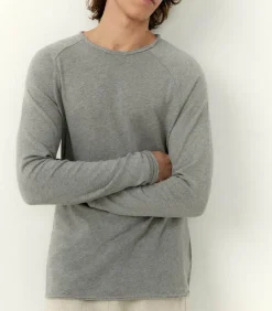 Tee-Shirt A Manches Longues Homme Sonoma Gris Chine
