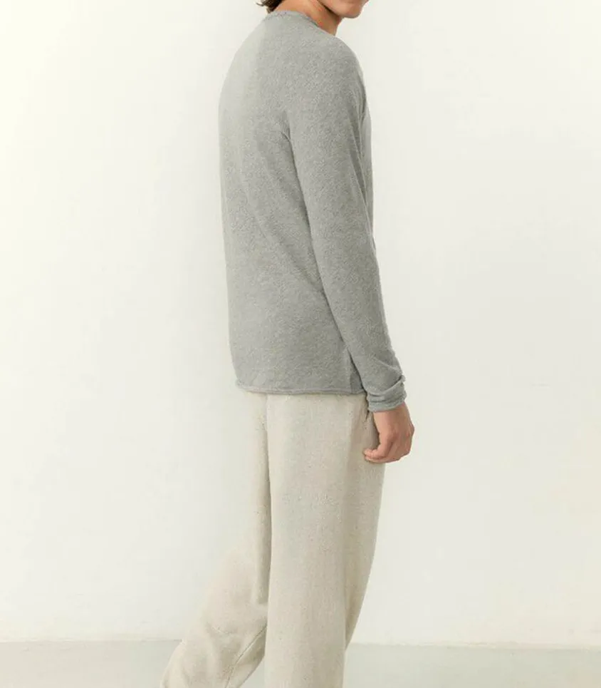 Tee-Shirt A Manches Longues Homme Sonoma Gris Chine