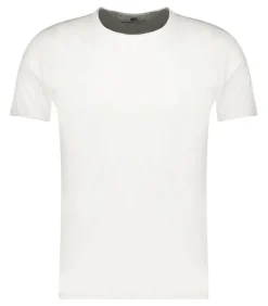 Tee-Shirt Homme A Col Rond Blanc