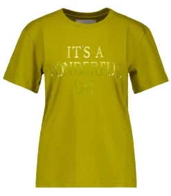 Tee-Shirt It'S Wonderful Day, Jaune