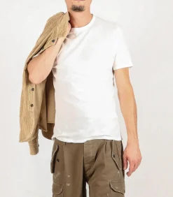 Tee-Shirt Manches Courtes Homme Devon Blanc Casse