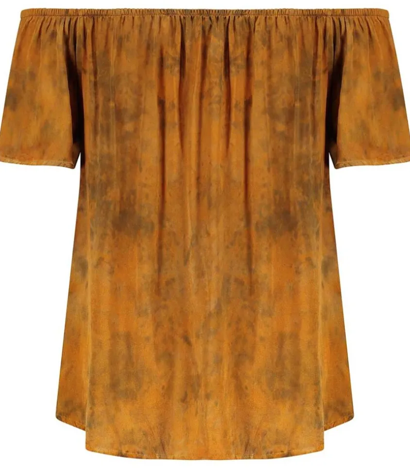 Top A Epaules Denudees En Soie Marmalade