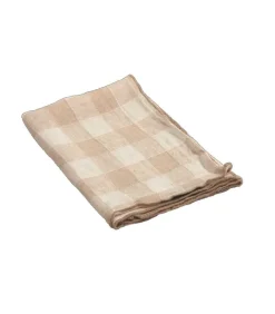 Torchon Bourdon Toile Vintage Vichy 43 X 75 Cm