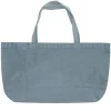 Tote Bag Doudou En Lin Vert De Gris