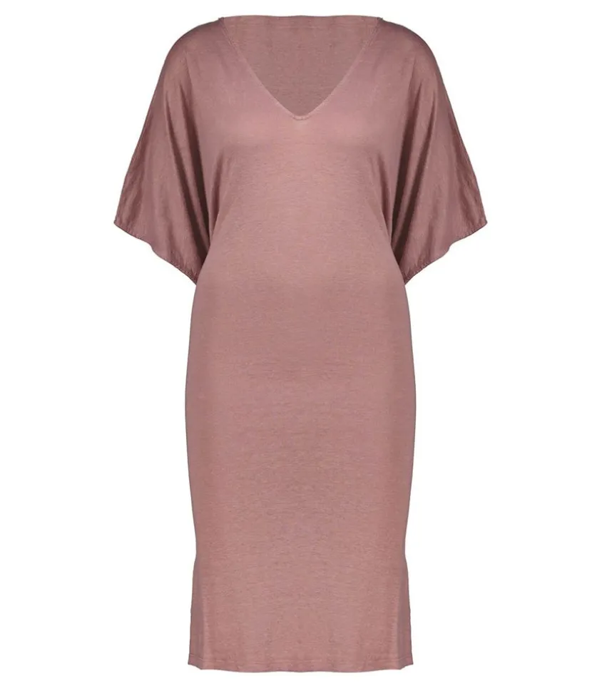 Tunique Col V Bois De Rose