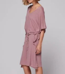 Tunique Col V Bois De Rose