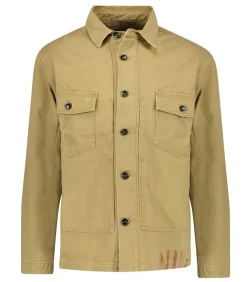 Veste En Toile Homme Andrea Camel