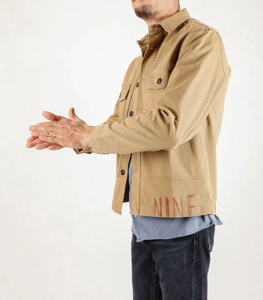 Veste En Toile Homme Andrea Camel