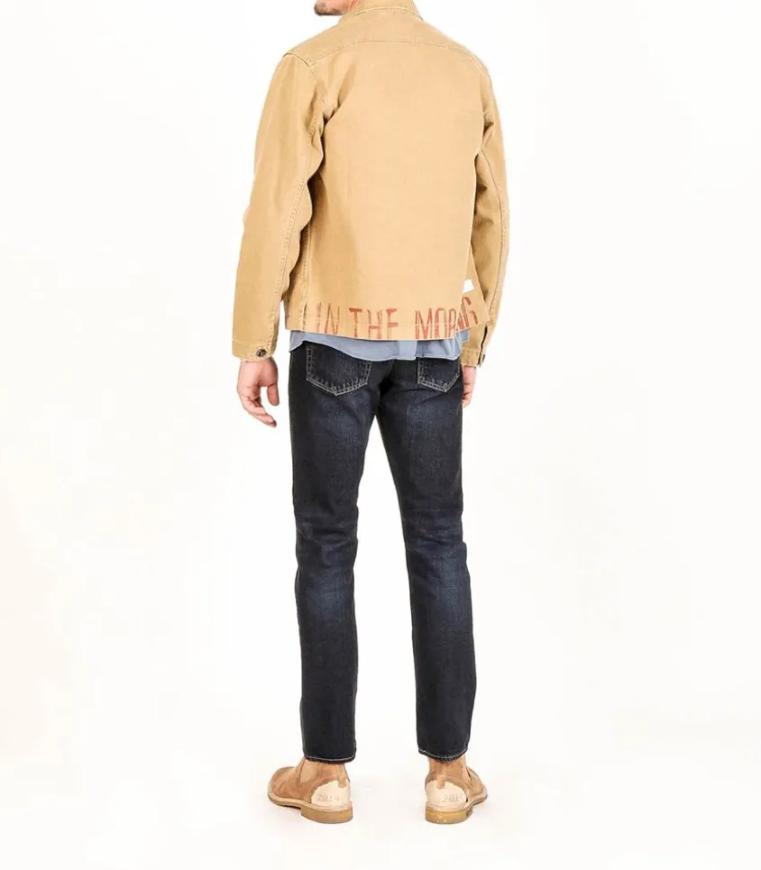 Veste En Toile Homme Andrea Camel